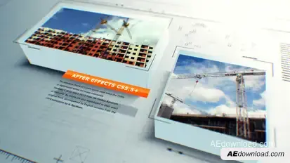 Box Corporate Slideshow Video Displays template preview
