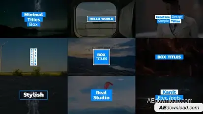 Box Titles / Ae Titles template preview