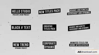 Videohive Box Titles | After Effects 51987555 Titles template preview