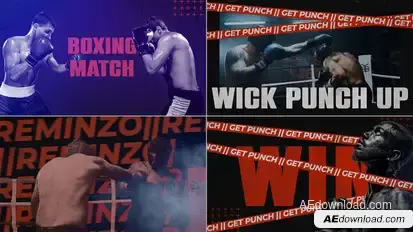 Boxing Club Promo broadcast-packages template preview