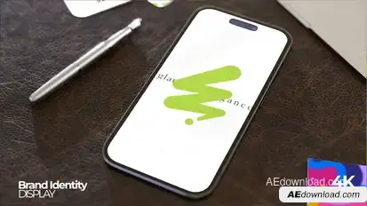 Brand Identity Mockup Video Displays template preview