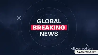 Breaking News broadcast-packages template preview
