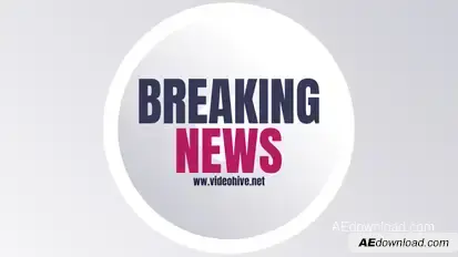 Breaking News broadcast-packages template preview