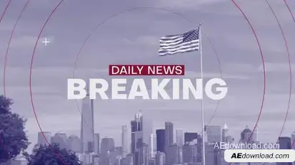 Breaking News broadcast-packages template preview