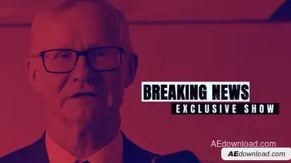 Breaking News broadcast-packages template preview