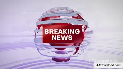 Breaking News broadcast-packages template preview