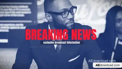 Breaking News broadcast-packages template preview
