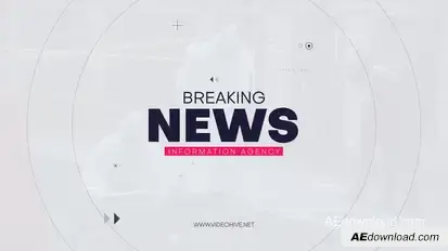 Breaking News broadcast-packages template preview