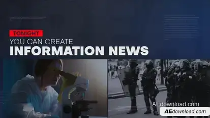 Breaking News broadcast-packages template preview