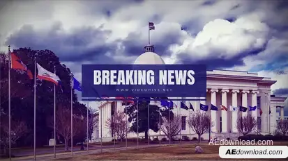 Breaking News broadcast-packages template preview