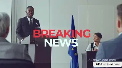 Breaking News broadcast-packages template preview