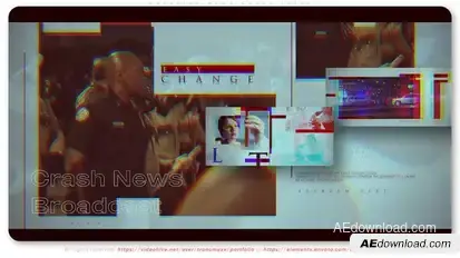Breaking News Crash Intro broadcast-packages template preview