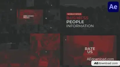 Breaking News for After Effects Openers template preview