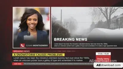 Breaking News Graphics - Mega Package 4K broadcast-packages template preview