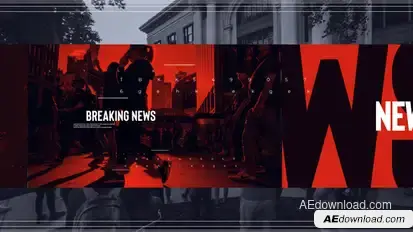 Breaking News Intro broadcast-packages template preview