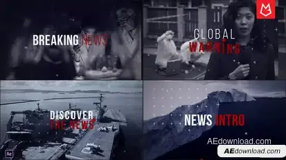 Breaking News Intro broadcast-packages template preview