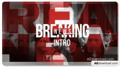 Breaking News Intro broadcast-packages template preview