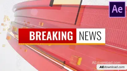 Breaking News Opener broadcast-packages template preview