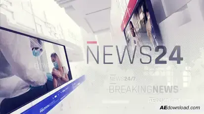 Breaking News Opener broadcast-packages template preview
