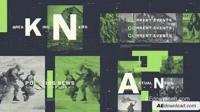 Breaking News Opener broadcast-packages template preview
