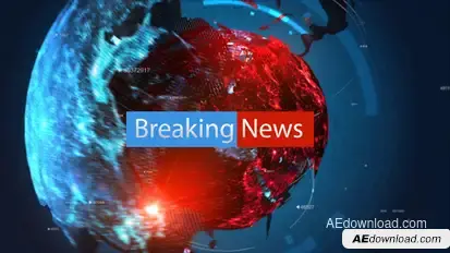 Breaking News Pack broadcast-packages template preview