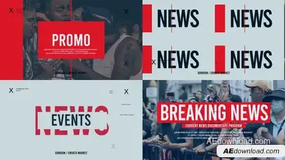 Breaking News V2 broadcast-packages template preview