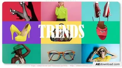 Bright and Fashion broadcast-packages template preview