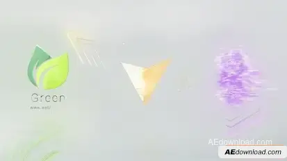 Bright Glitch Logo Logo Stings template preview