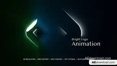 Bright Logo Animation Logo Stings template preview