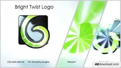 Bright Twist Logo Logo Stings template preview