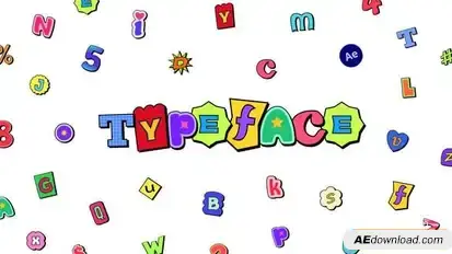 Videohive Brights – Animated Typeface Titles template preview