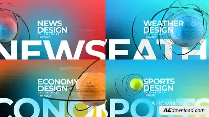Broadcast Design Opener broadcast-packages template preview