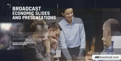 Broadcast Economic Slides/ Business Promo/ Event Promo/ Motivation/ Political News/ Corp Conference Video Displays template preview