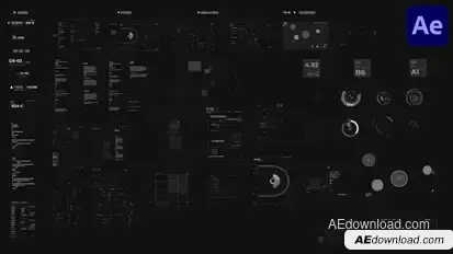Broadcast HUD | After Effects Titles template preview