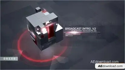Broadcast Intro V_2/ 3D Cubes/ Glass/ New Modern/ Economics Opener/ TV Tonight Show/ Finance/ Promo Openers template preview