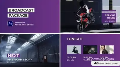 Broadcast Motion Pack broadcast-packages template preview