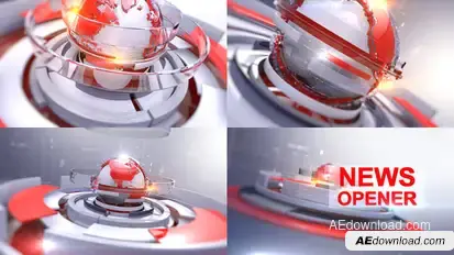 Broadcast News Intro broadcast-packages template preview