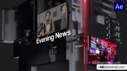 Broadcast News Opener broadcast-packages template preview