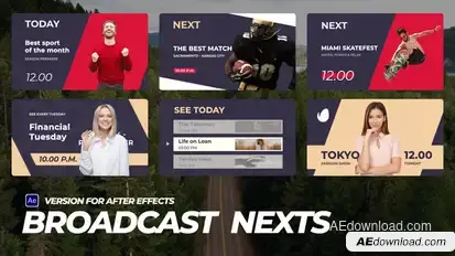 Broadcast Nexts broadcast-packages template preview