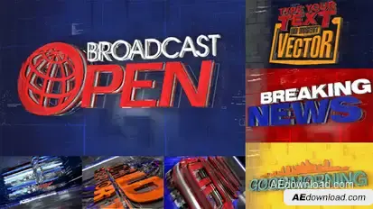 Broadcast Open Openers template preview