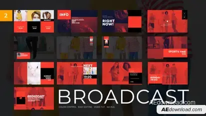 Broadcast Pack Version 2 broadcast-packages template preview