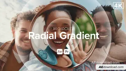 Broadcast Radial Gradient broadcast-packages template preview