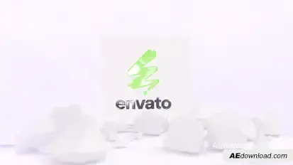 Broken Cube Logo | AE Openers template preview