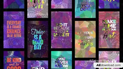 Broken Kaleidoscope Posters Video Displays template preview