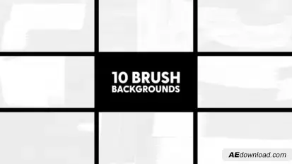 Brush Backgrounds Elements template preview