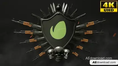 Brutal Logo Intro V1 Logo Stings template preview