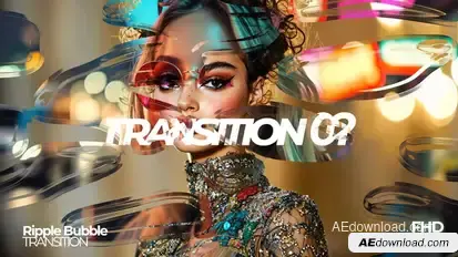 Bubble Ripple Transition Elements template preview