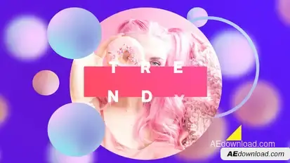 Bubble Slideshow Video Displays template preview