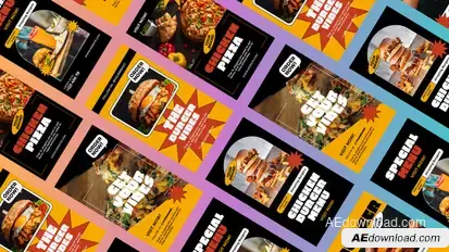 Burger King Reels & Stories Product Promo template preview