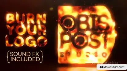 Burn Your Logo Logo Stings template preview